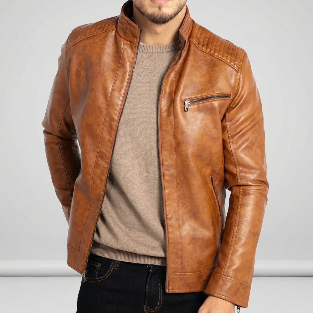 Klassische Herrenjacke Im Bikerstil - Janis