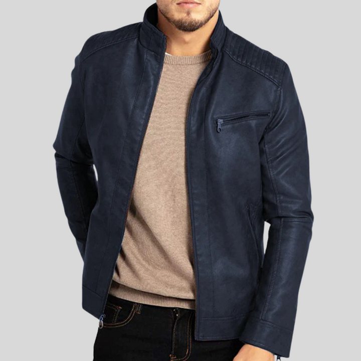 Klassische Herrenjacke Im Bikerstil - Janis