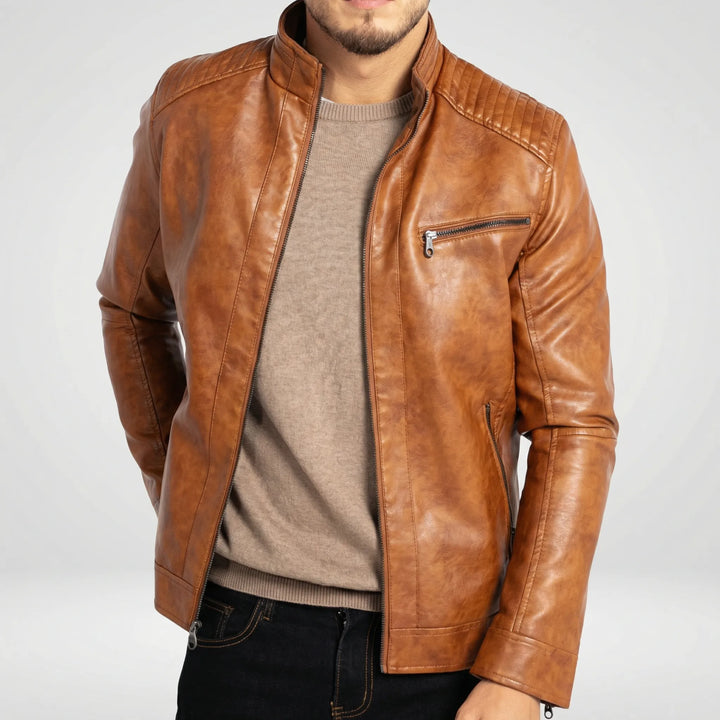 Klassische Herrenjacke Im Bikerstil - Janis