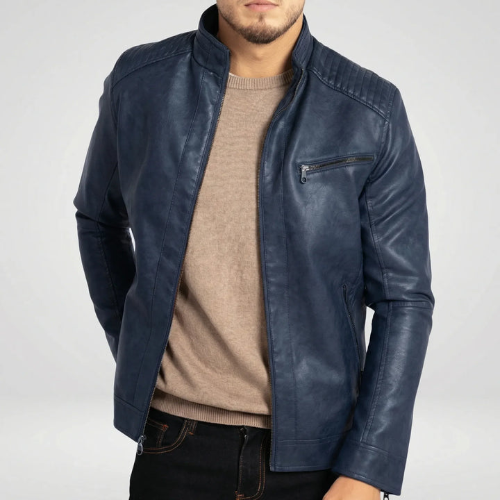 Klassische Herrenjacke Im Bikerstil - Janis