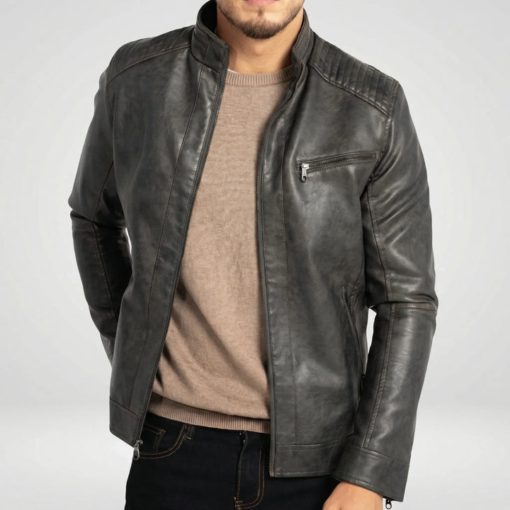 Klassische Herrenjacke Im Bikerstil - Janis