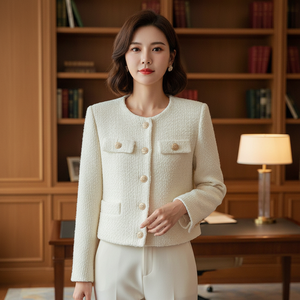 Ladies' tweed jacket | Stylish classic for any occasion – Vela Avenue