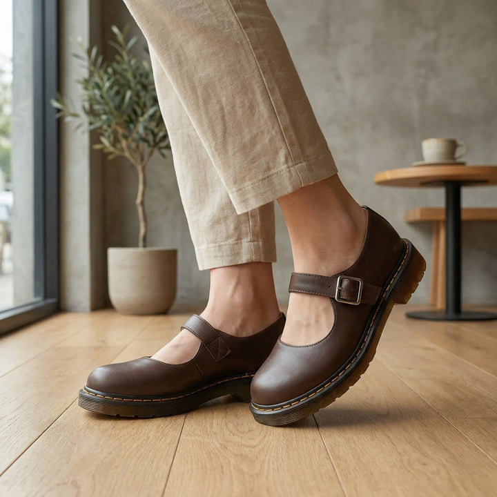 Klassischer Mary-Jane-Flachschuh - Kira