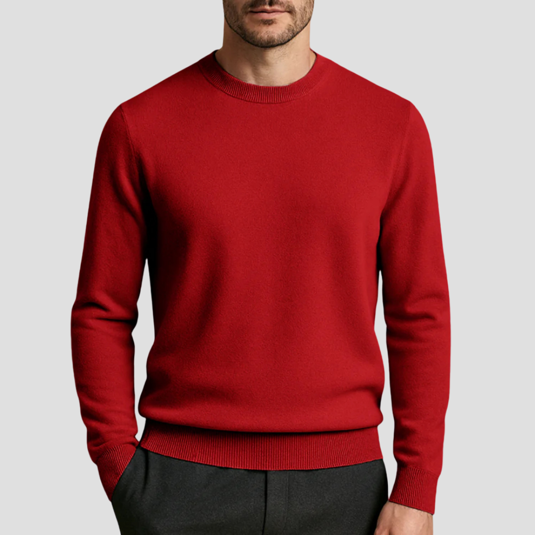 Klassischer Rundkragen-Pullover - Ludwig