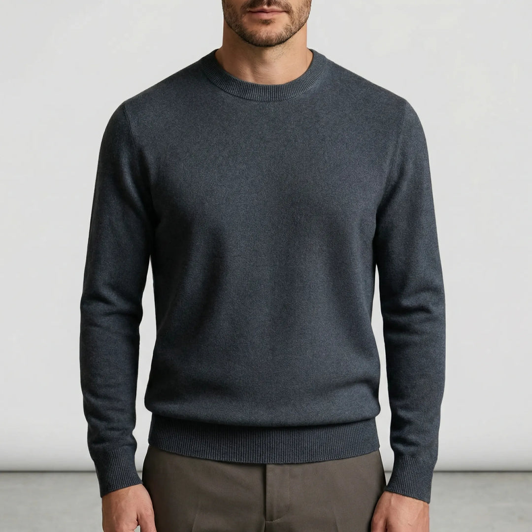 Klassischer Rundkragen-Pullover - Ludwig