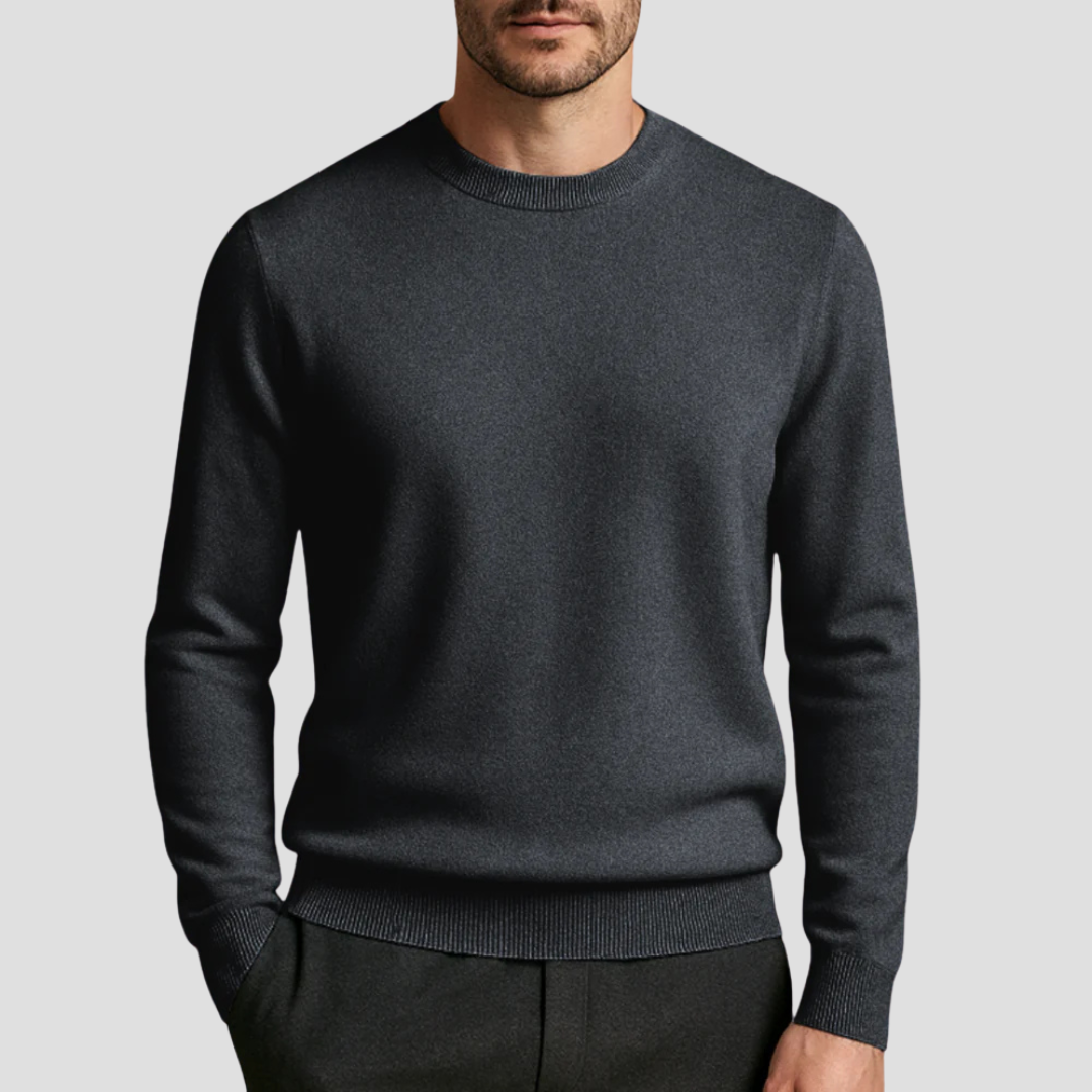 Klassischer Rundkragen-Pullover - Ludwig