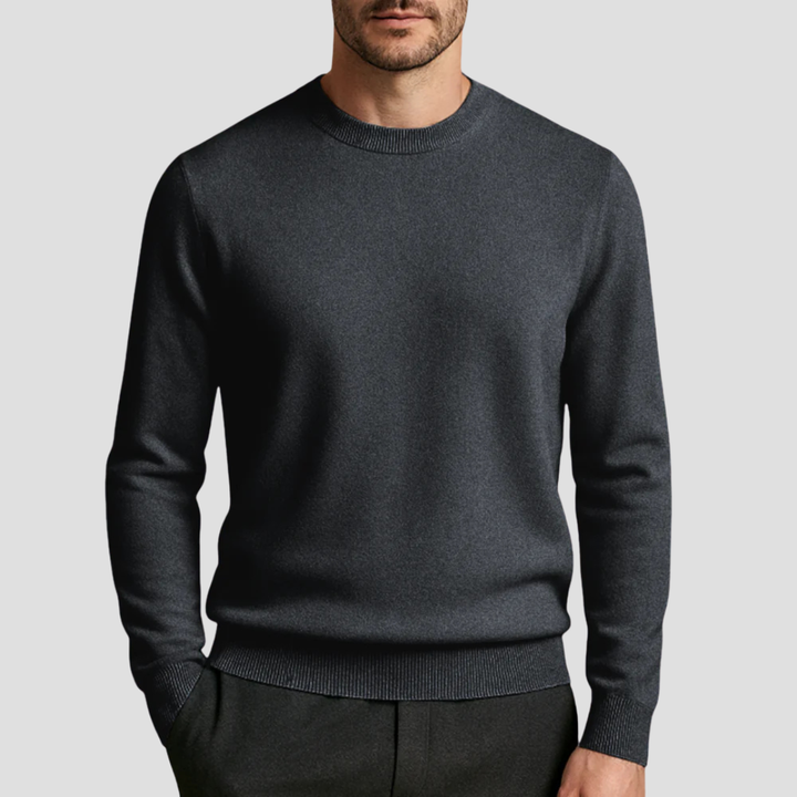 Klassischer Rundkragen-Pullover - Ludwig