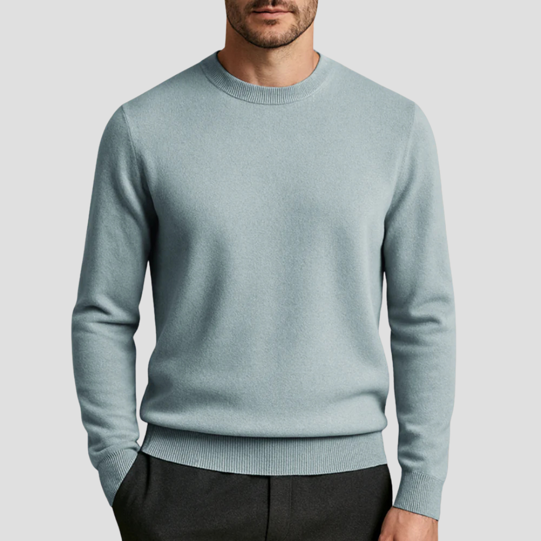 Klassischer Rundkragen-Pullover - Ludwig