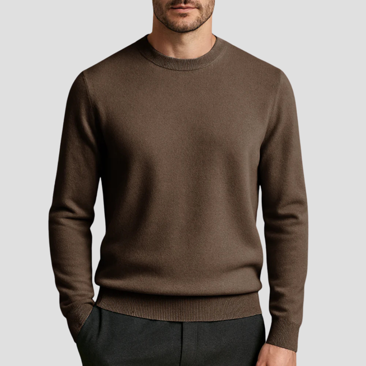 Klassischer Rundkragen-Pullover - Ludwig