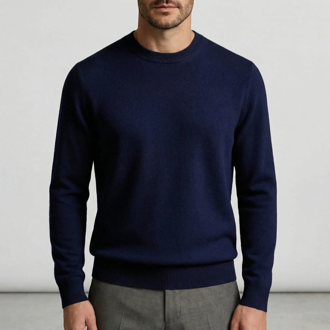 Klassischer Rundkragen-Pullover - Ludwig