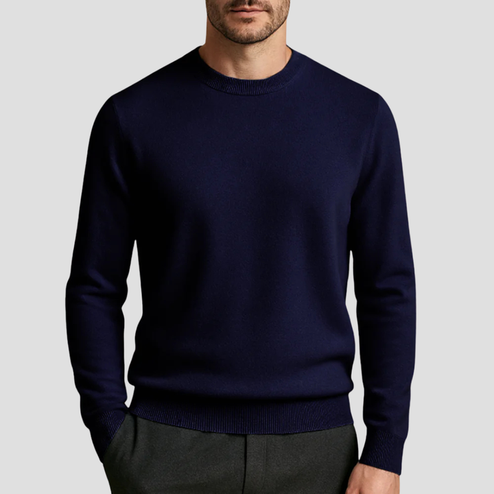 Klassischer Rundkragen-Pullover - Ludwig