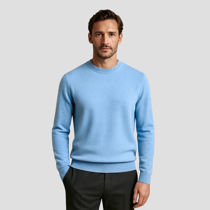 Klassischer Rundkragen-Pullover - Ludwig