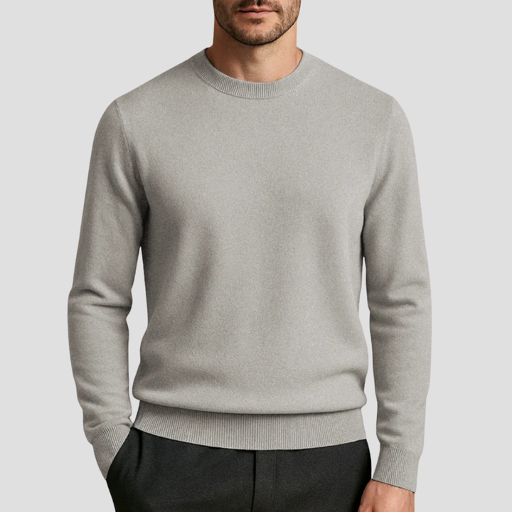 Klassischer Rundkragen-Pullover - Ludwig