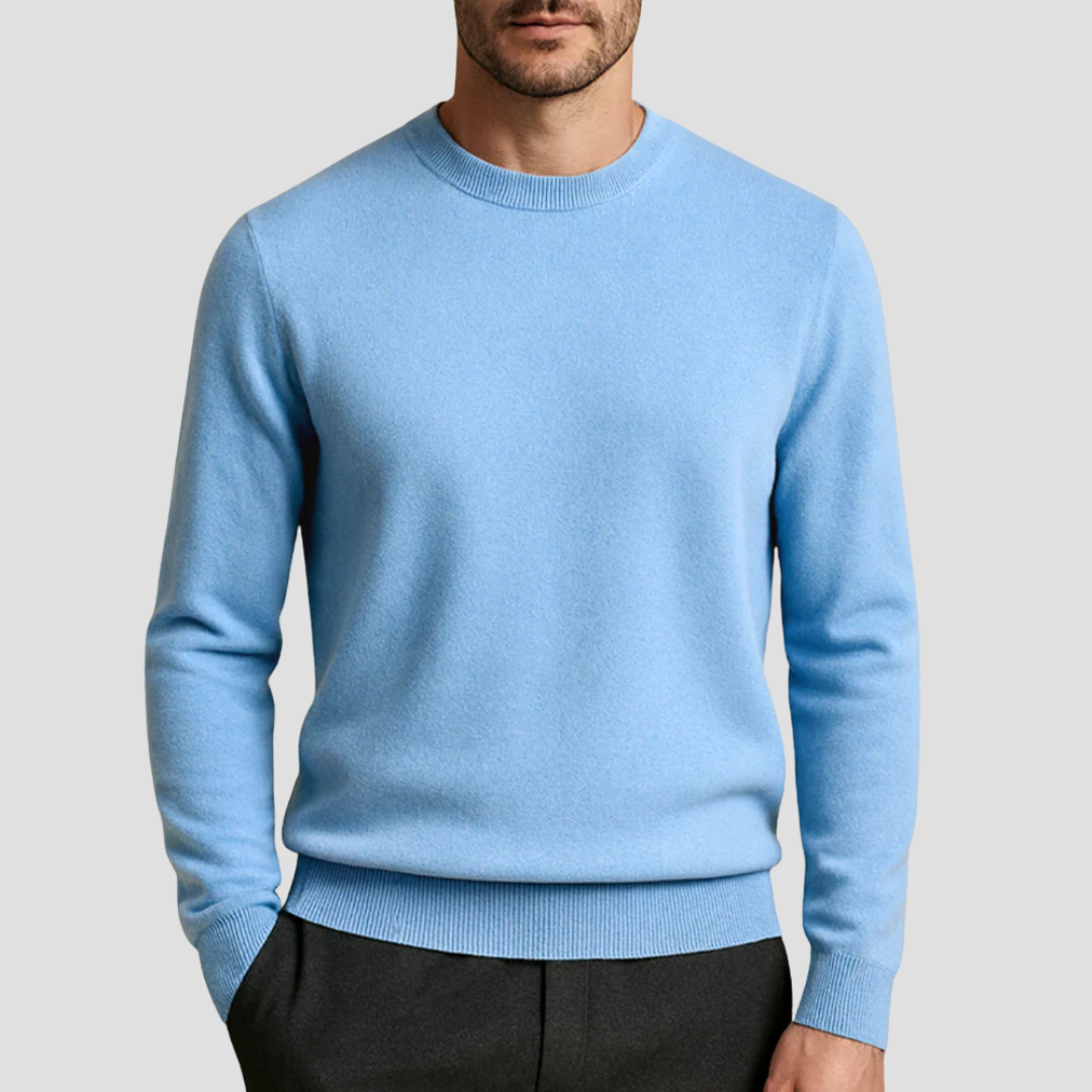 Klassischer Rundkragen-Pullover - Ludwig