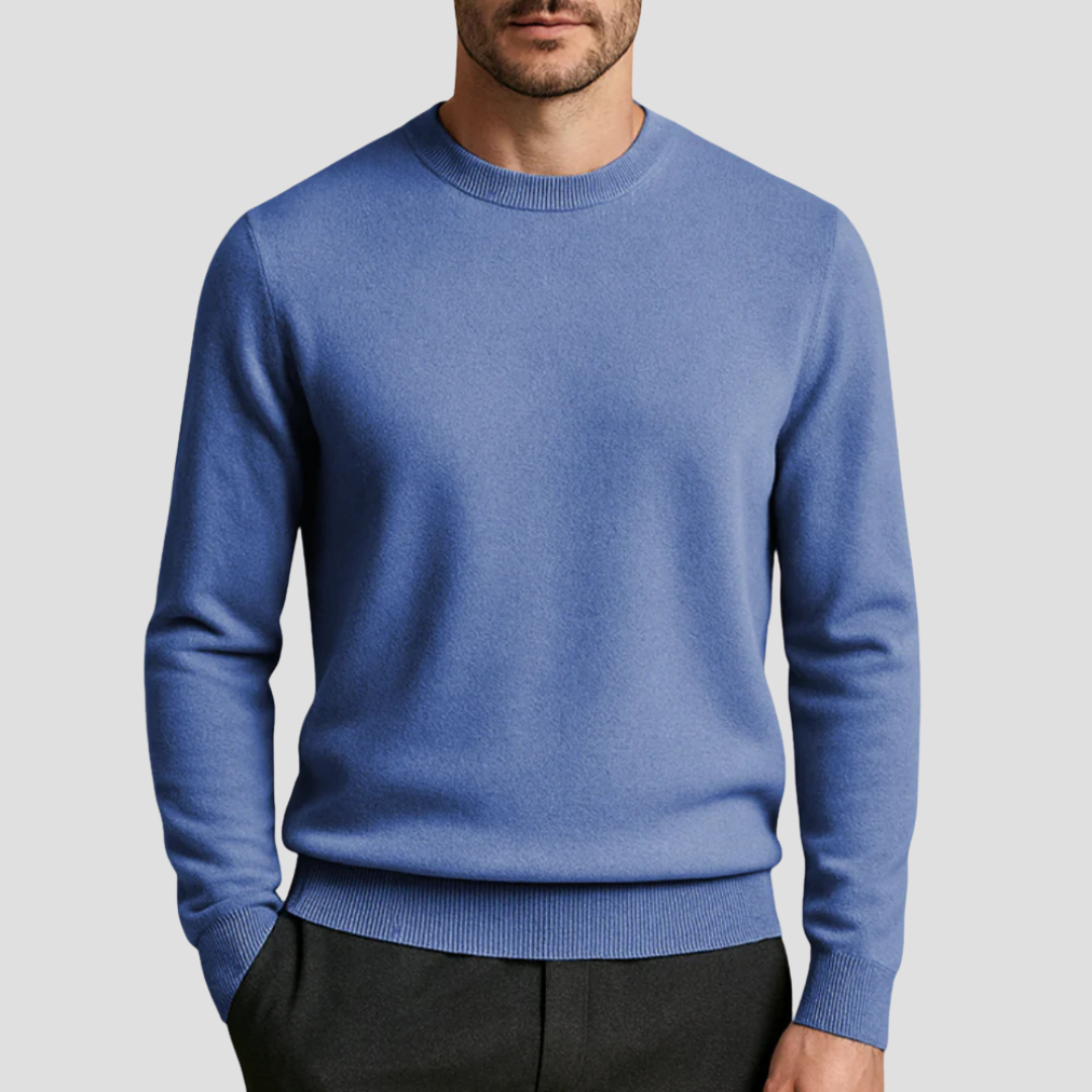 Klassischer Rundkragen-Pullover - Ludwig