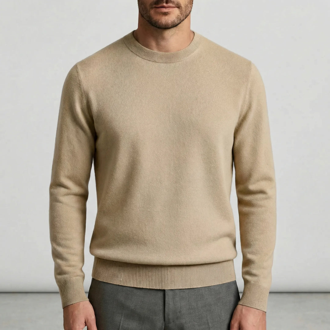 Klassischer Rundkragen-Pullover - Ludwig