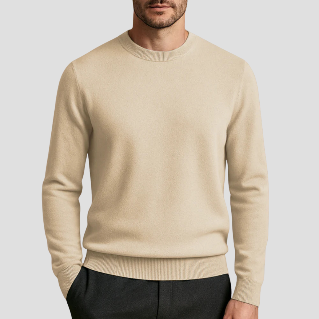 Klassischer Rundkragen-Pullover - Ludwig
