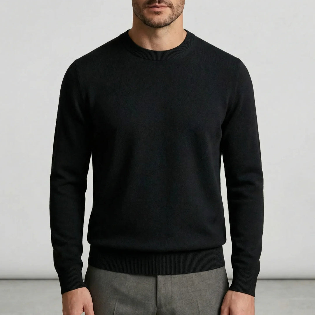Klassischer Rundkragen-Pullover - Ludwig