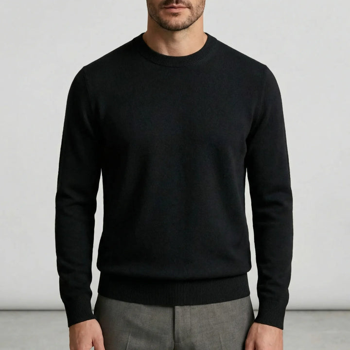 Klassischer Rundkragen-Pullover - Ludwig