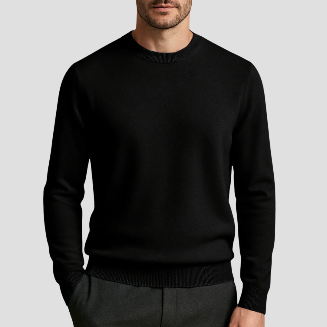 Klassischer Rundkragen-Pullover - Ludwig