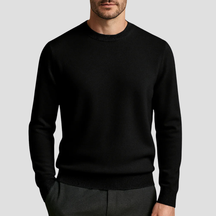 Klassischer Rundkragen-Pullover - Ludwig