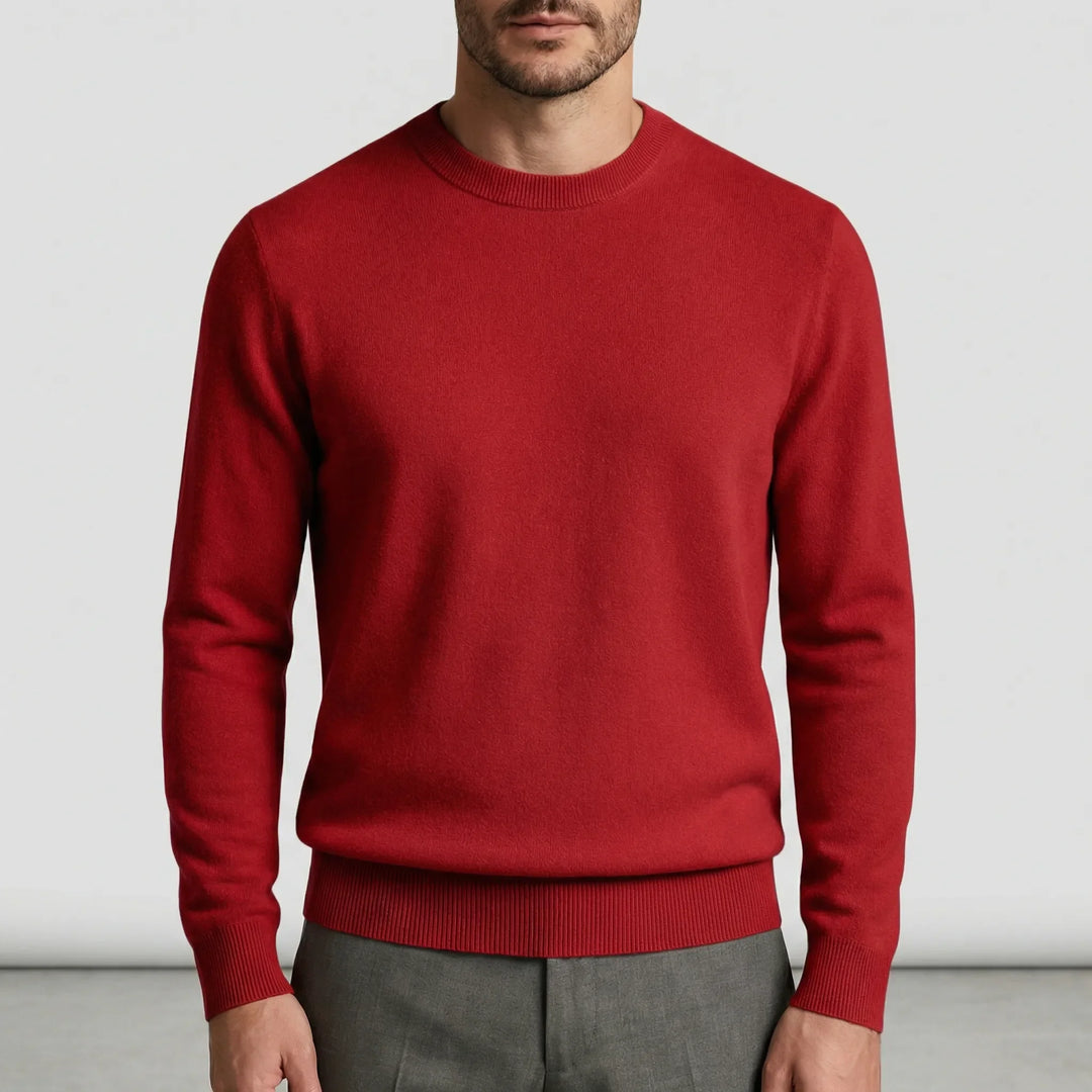 Klassischer Rundkragen-Pullover - Ludwig