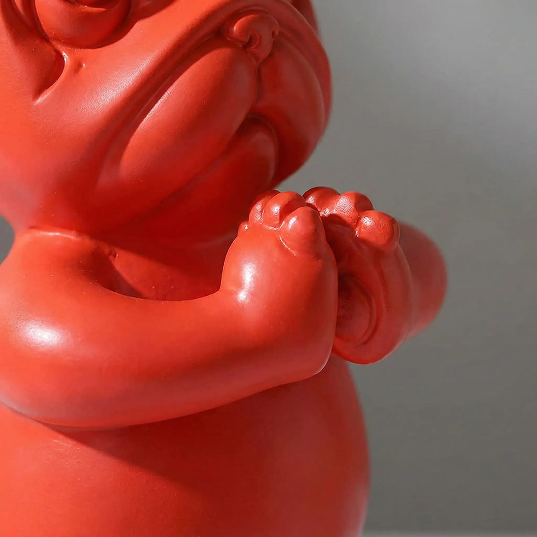 Kleurrijke Bulldog-Figuur In Yogastijl - Yogapaws