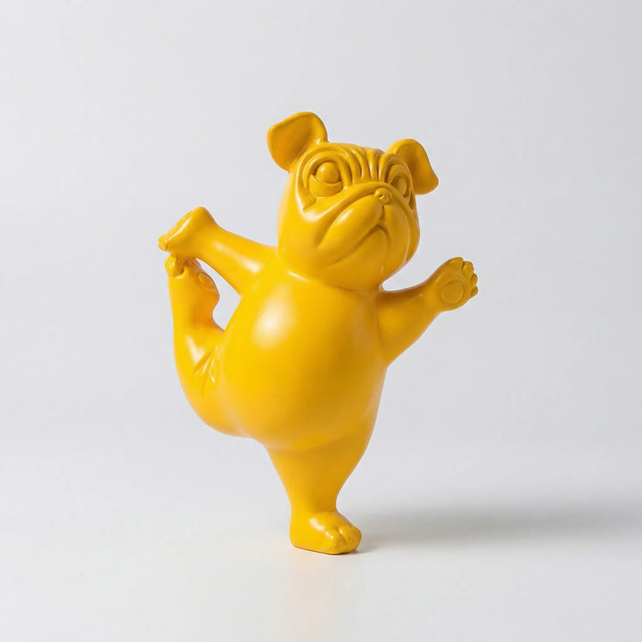Kleurrijke Bulldog-Figuur In Yogastijl - Yogapaws