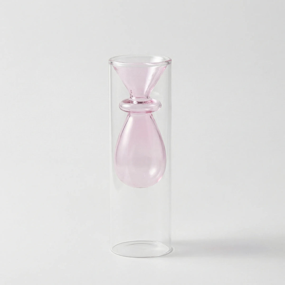 Kleurrijke Noordse Glazen Vaas In Sculptuurvorm - Lumivase