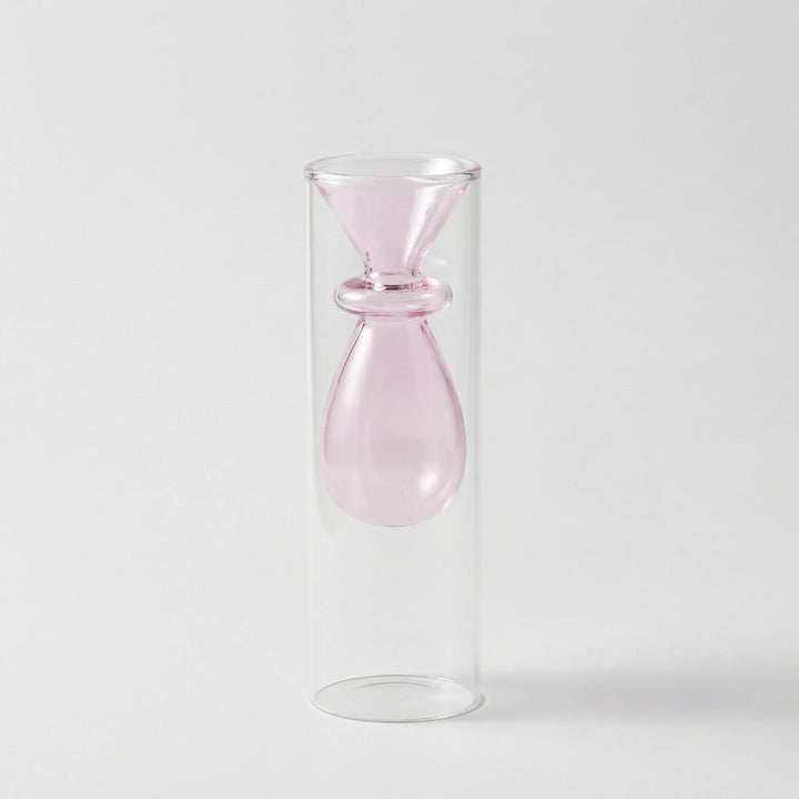 Kleurrijke Noordse Glazen Vaas In Sculptuurvorm - Lumivase