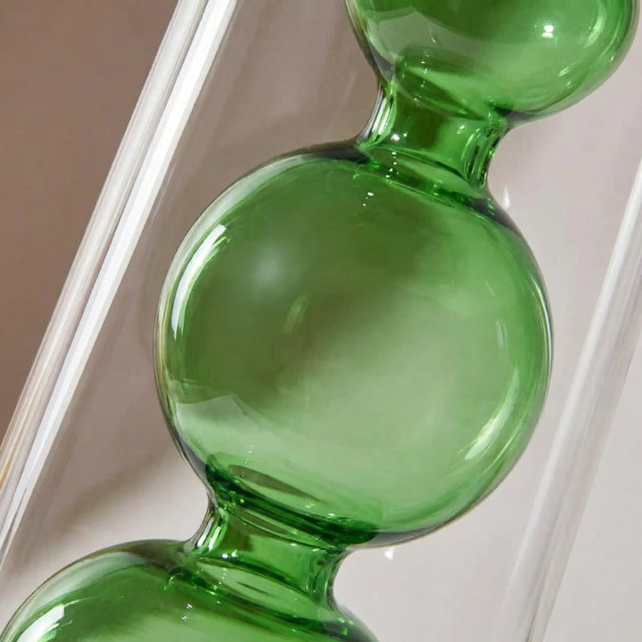 Kleurrijke Noordse Glazen Vaas In Sculptuurvorm - Lumivase