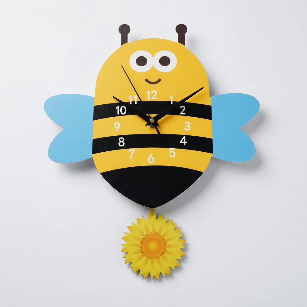 Kleurrijke Slingerwandklok Met Dierenontwerp - Tikkibee