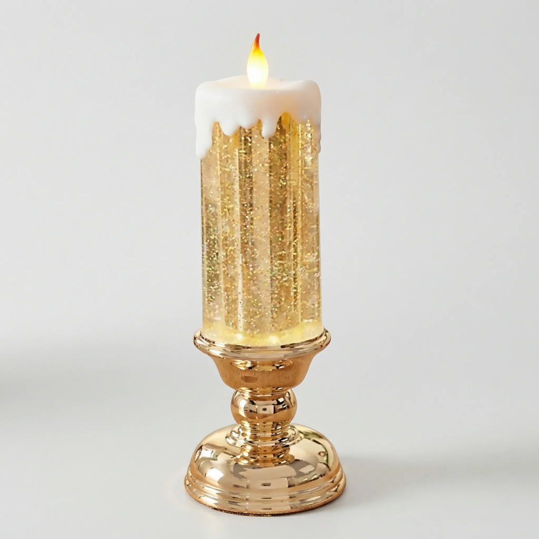 Kleurveranderende LED-Kaars Met Glitters - Sparkflame