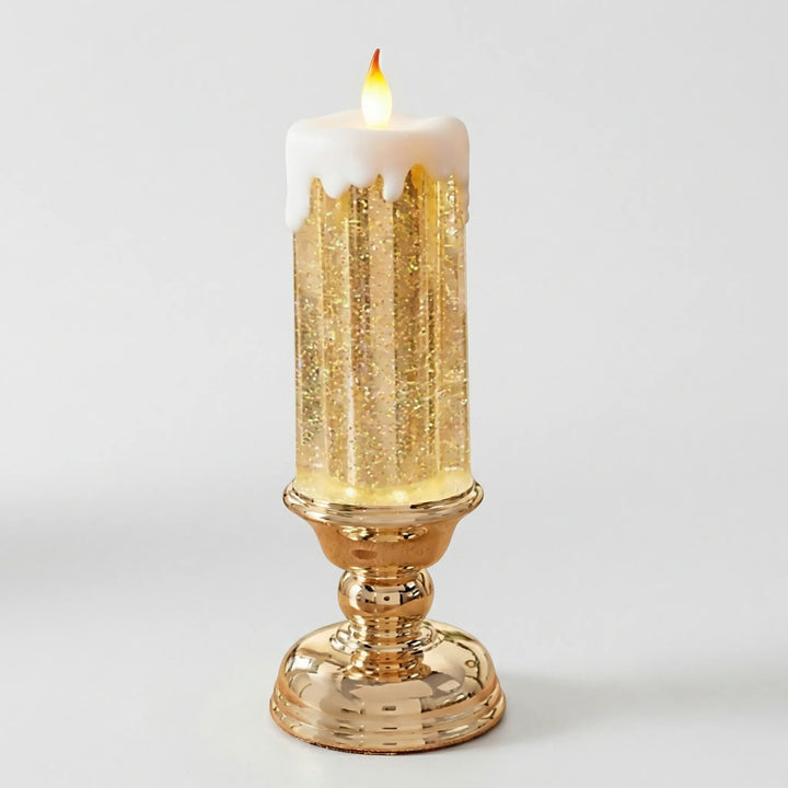 Kleurveranderende LED-Kaars Met Glitters - Sparkflame