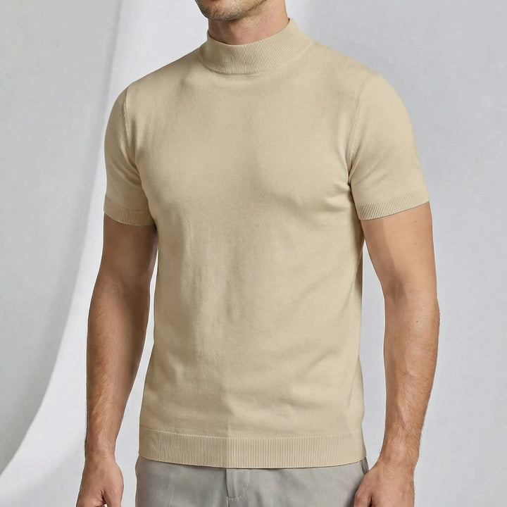 Kurzarm-Rollkragen-Shirt - Riccardo