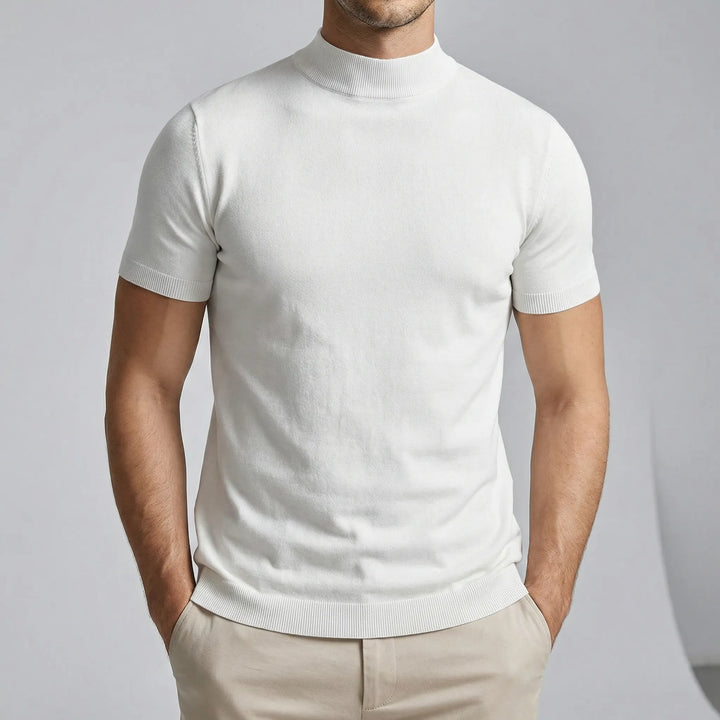 Kurzarm-Rollkragen-Shirt - Riccardo