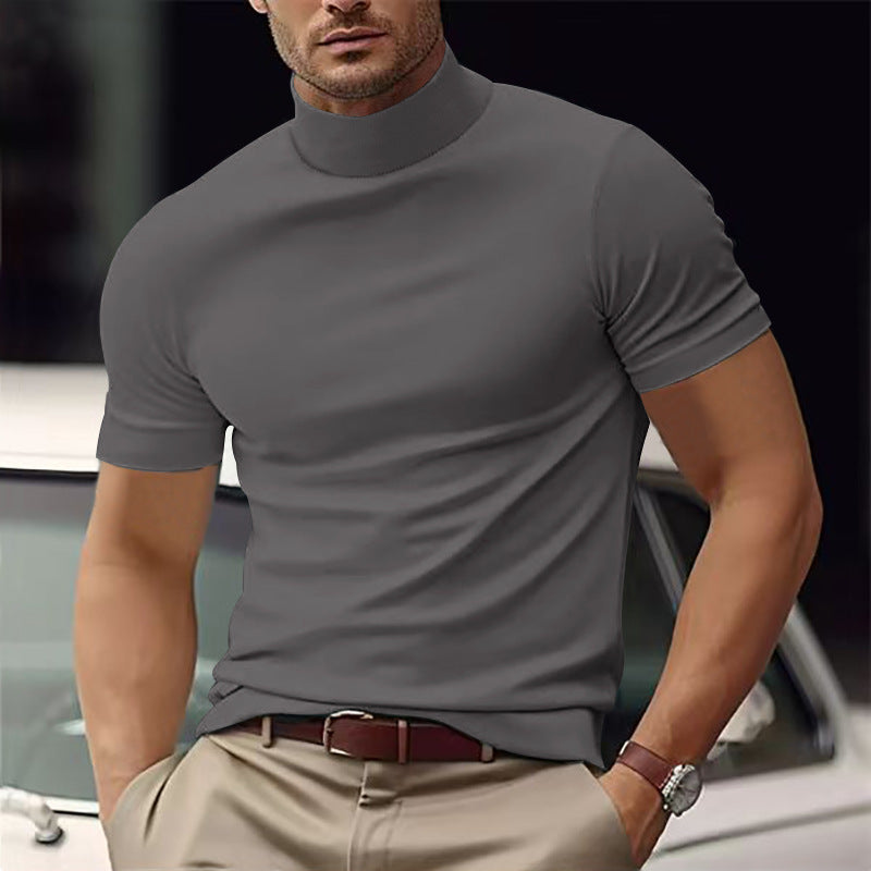 Kurzarm-Rollkragen-Shirt - Riccardo