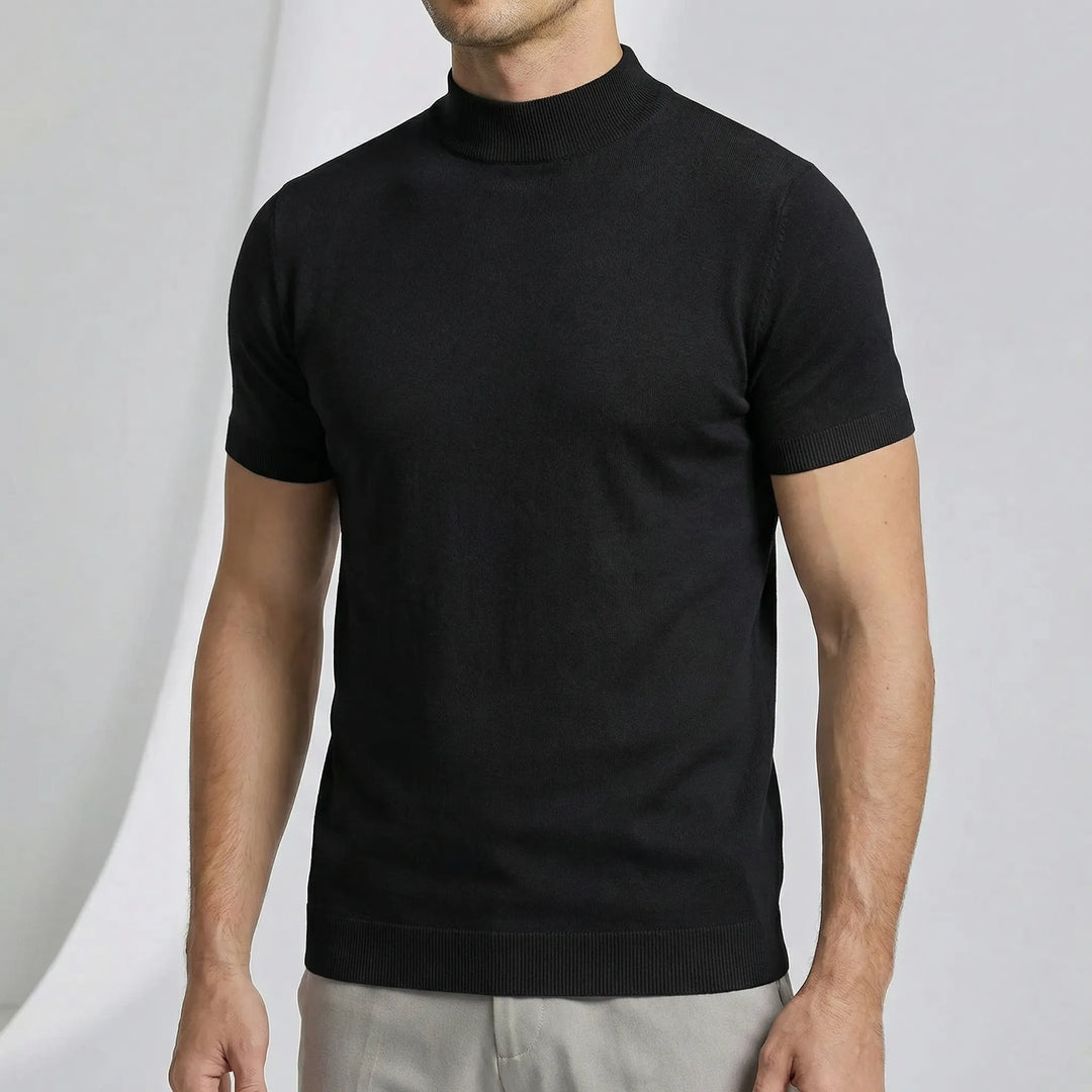 Kurzarm-Rollkragen-Shirt - Riccardo