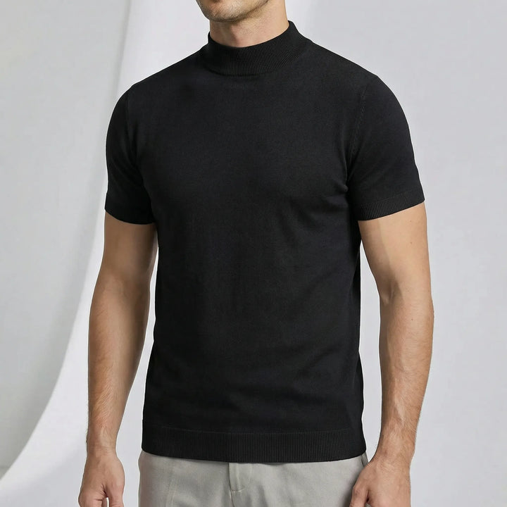 Kurzarm-Rollkragen-Shirt - Riccardo