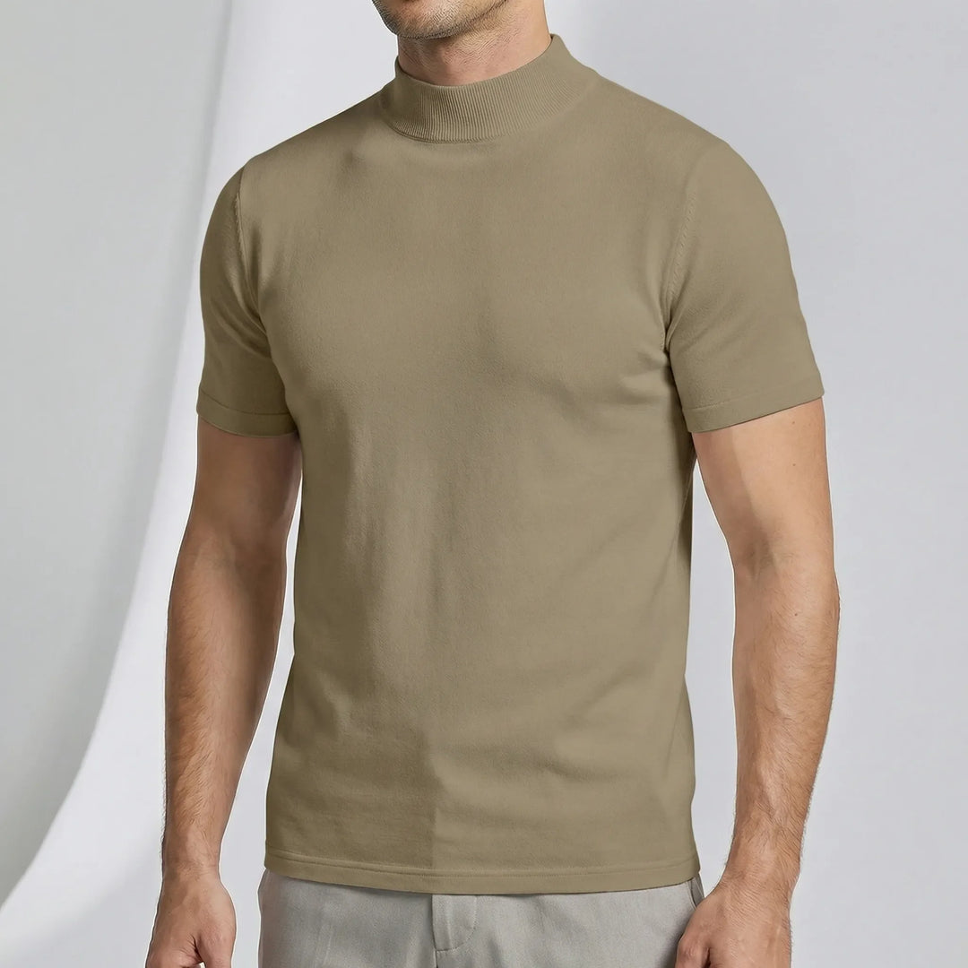 Kurzarm-Rollkragen-Shirt - Riccardo