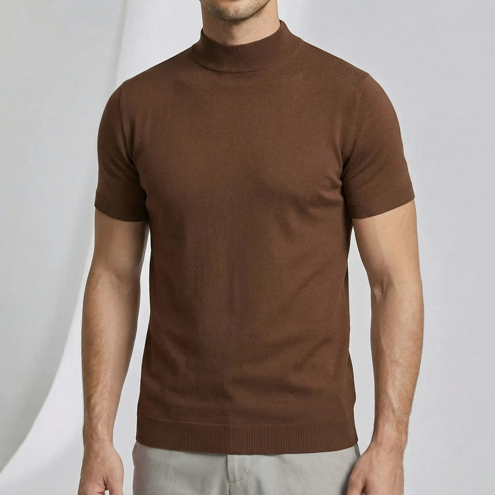 Kurzarm-Rollkragen-Shirt - Riccardo
