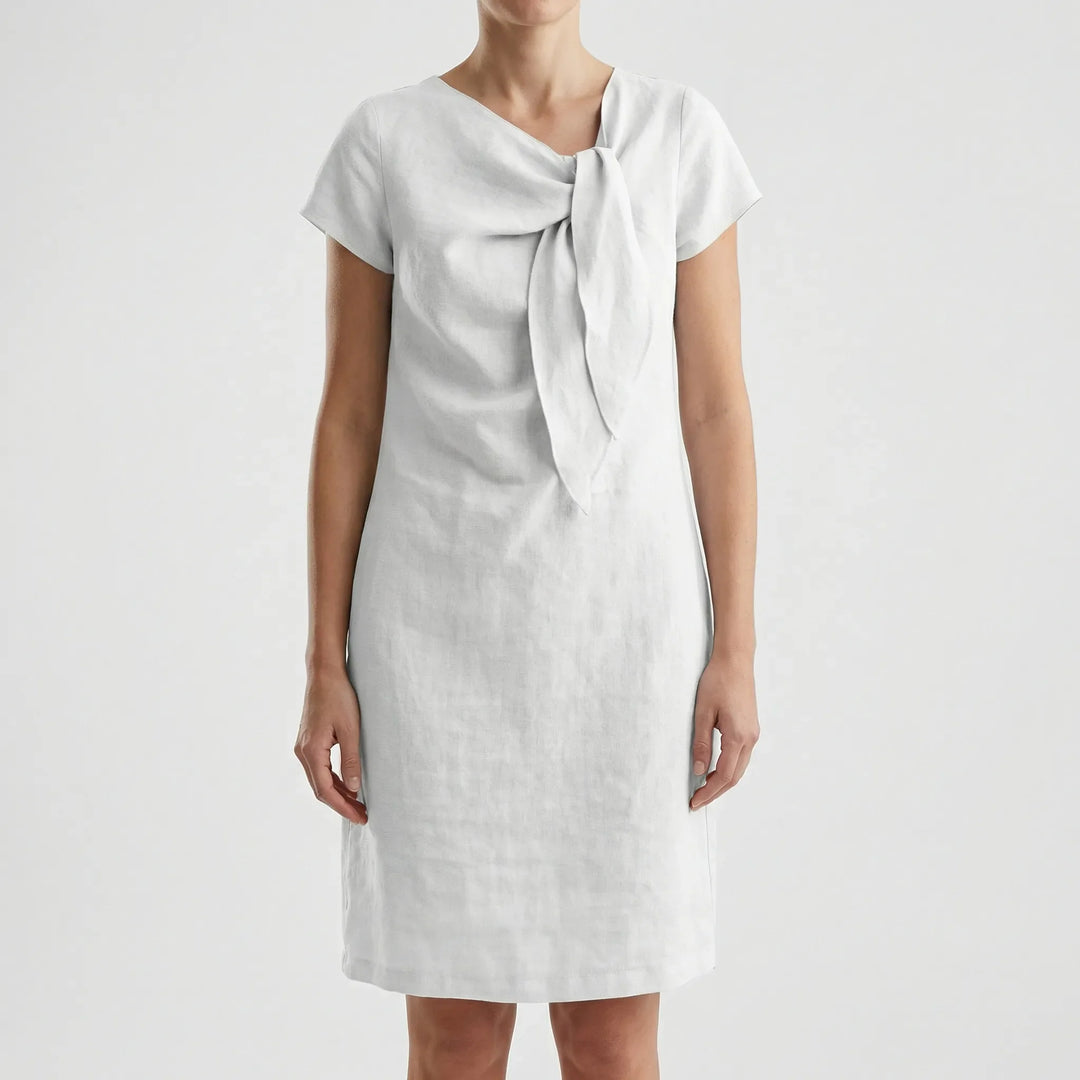 Kurzärmliges Kleid Mit Schleifendetail - Traci