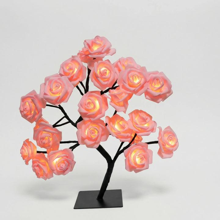 LED-Tafellamp In Boomvorm Met Rozenbloemen - Petalight