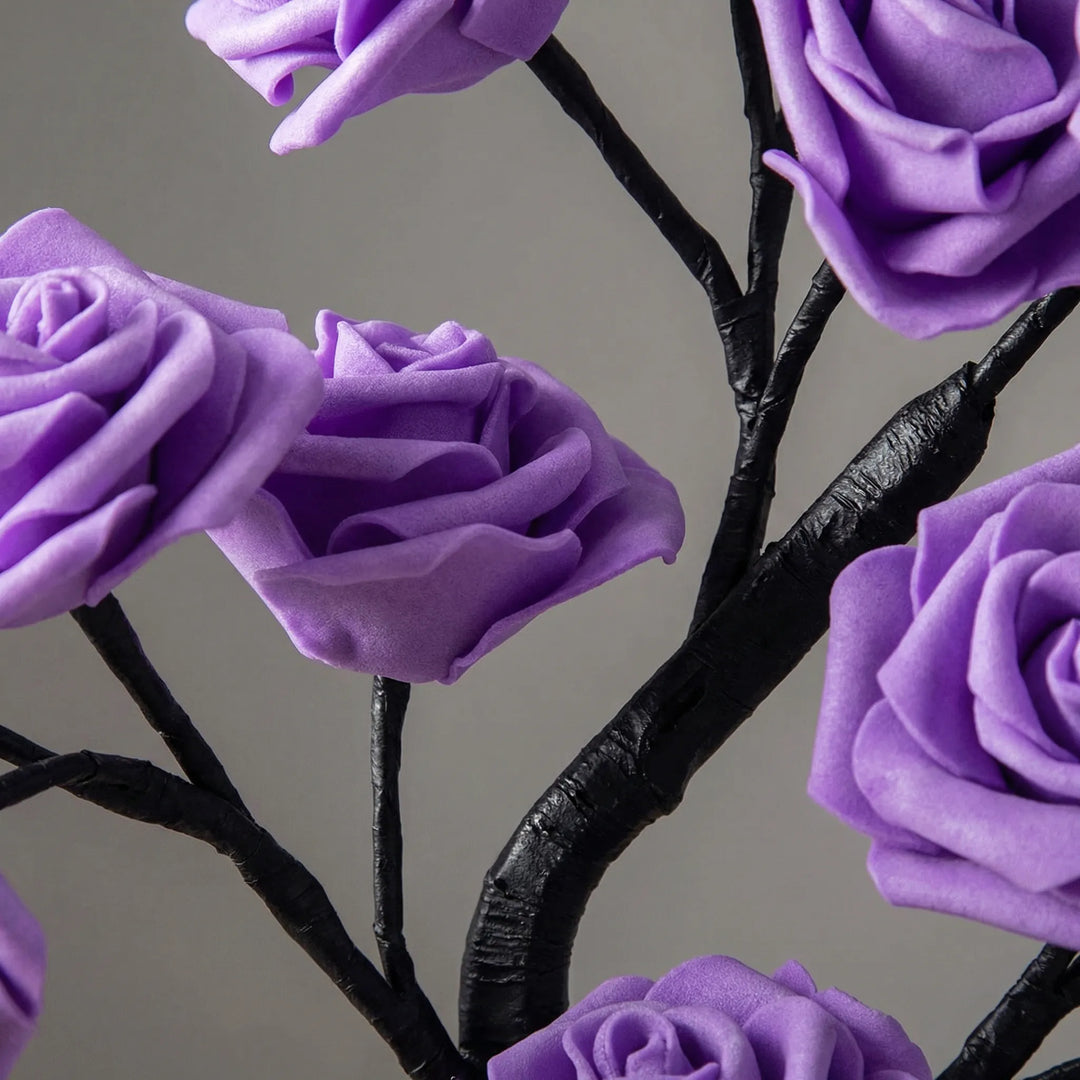 LED-Tafellamp In Boomvorm Met Rozenbloemen - Petalight