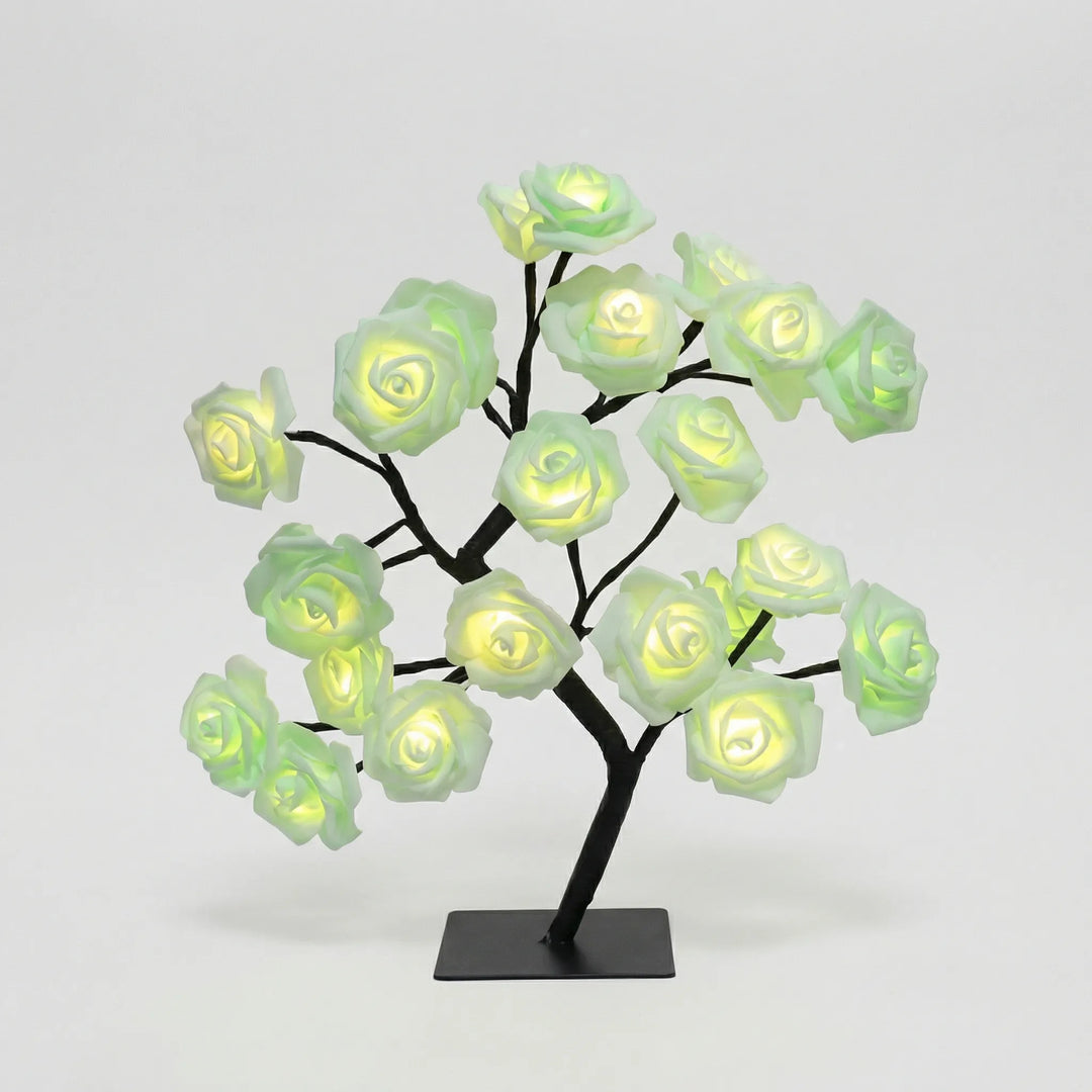 LED-Tafellamp In Boomvorm Met Rozenbloemen - Petalight