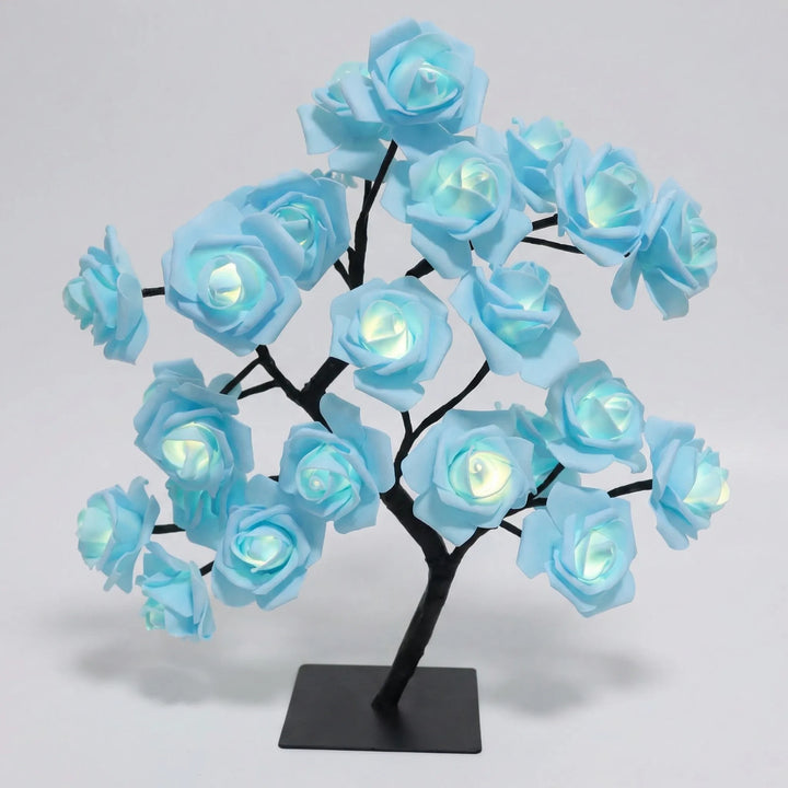 LED-Tafellamp In Boomvorm Met Rozenbloemen - Petalight