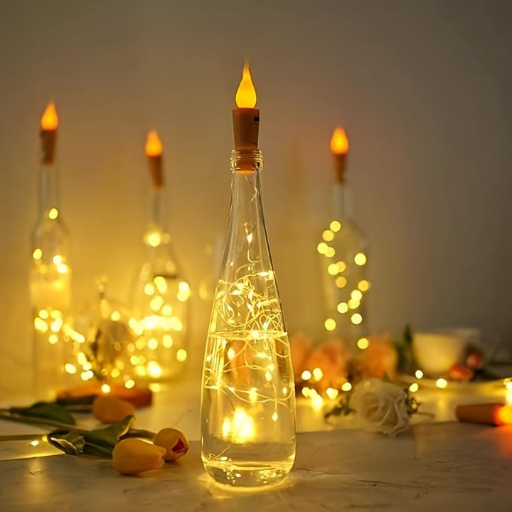 LED Wine Bottle Lights - GlowCork