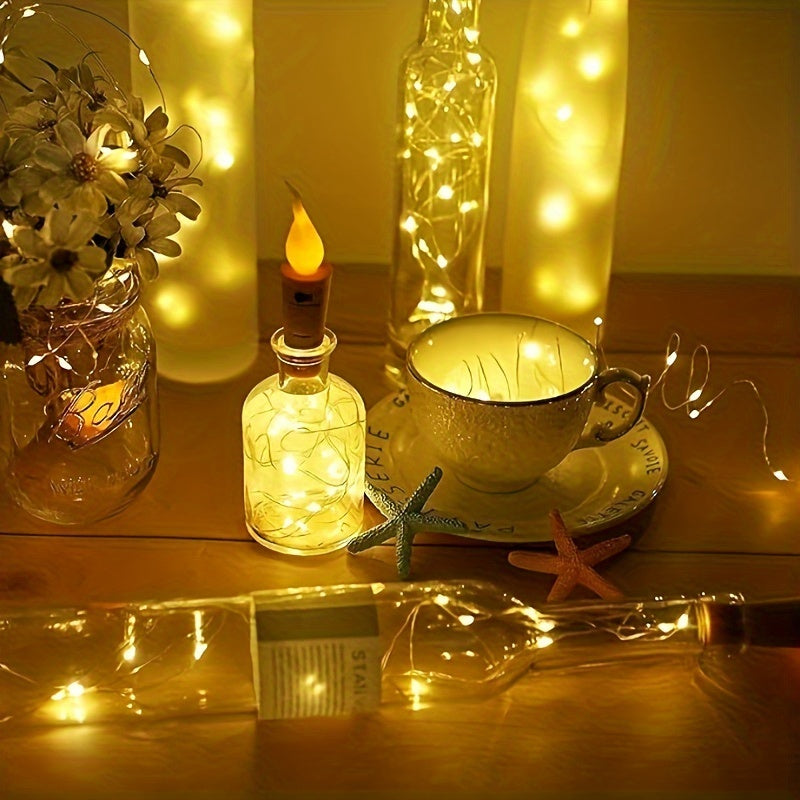 LED Wine Bottle Lights - GlowCork