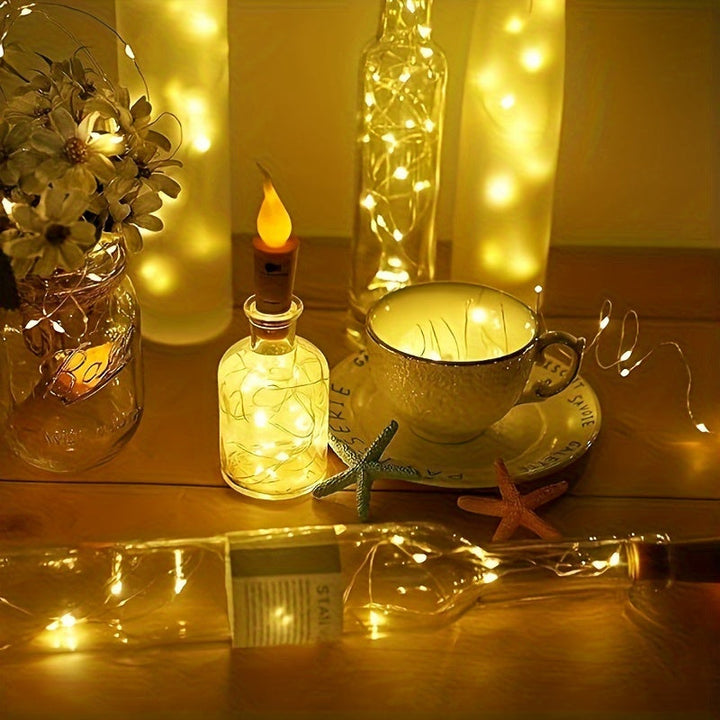 LED Wine Bottle Lights - GlowCork