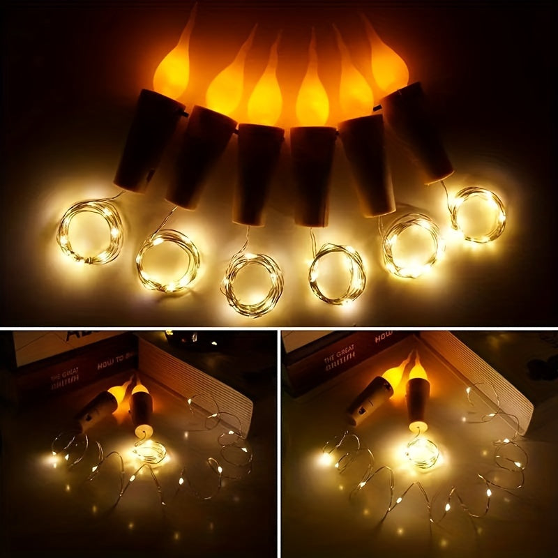 LED Wine Bottle Lights - GlowCork